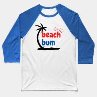 Beach Bum Lake Apparel Baseball T-Shirt